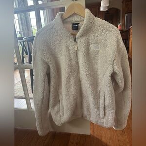 The North Face Cream Sherpa Jacket